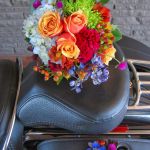 bright mix bridal bouquet and boutonniere