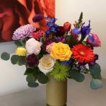 Medium Mother's Day Bouquet in the Dijon vase $149.95 **Varieties may vary based on availability.